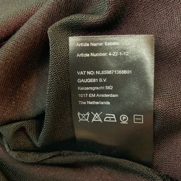 NWT Revolve Gauge81 Sebeta One-Shoulder Knitted Mini Dress - Picture 13 of 14